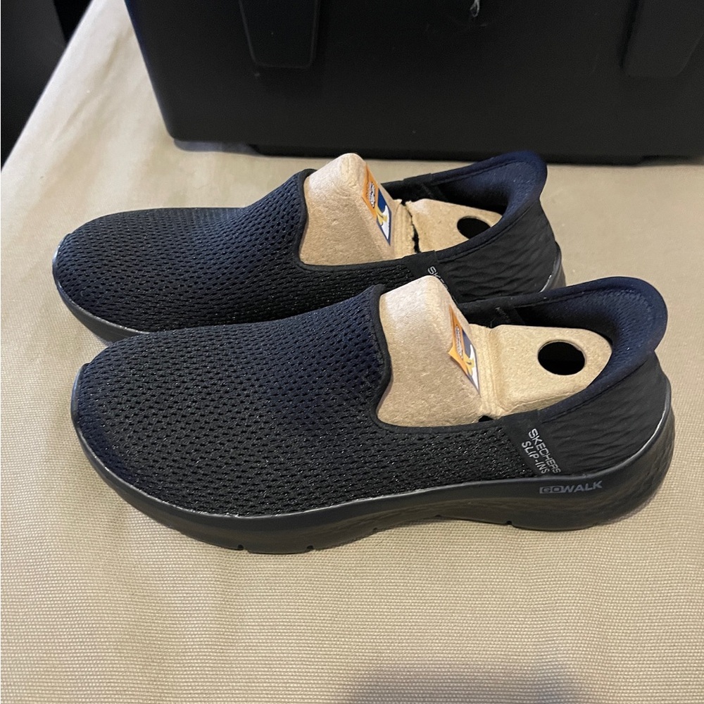 Black Slip-On Womans Shoes